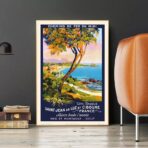 vintage poster st jean de luz 1