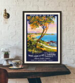 vintage poster st jean de luz 1