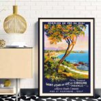 vintage poster st jean de luz 1