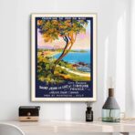vintage poster st jean de luz 1