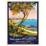 vintage poster st jean de luz 1