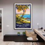 vintage poster st jean de luz 1