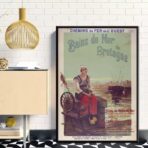vintage seebad poster