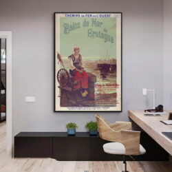 vintage seebad poster