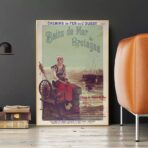 vintage seebad poster