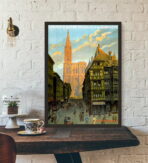vintage poster strassburg