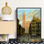 vintage poster strassburg