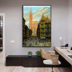 vintage poster strassburg