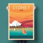 vintage poster sydney 1