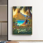 vintage poster tahiti 1