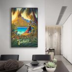 vintage poster tahiti 1