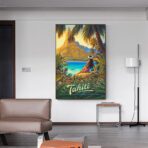 vintage poster tahiti 1