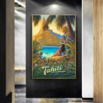 vintage poster tahiti 1