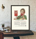 vintage telefonplakat