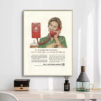 vintage telefonplakat