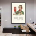 vintage telefonplakat