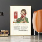 vintage telefonplakat