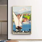 vintage poster thonon 1