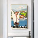 vintage poster thonon 1