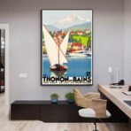 vintage poster thonon 1