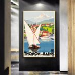 vintage poster thonon 1