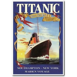poster vintage titanic 1