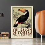 vintage tukan poster