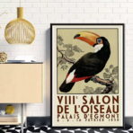 vintage tukan poster