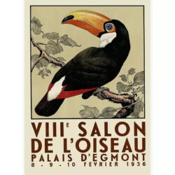 vintage tukan poster