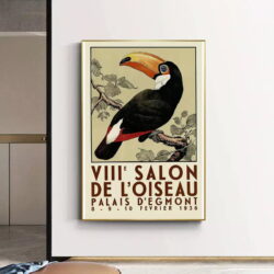 vintage tukan poster