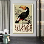 vintage tukan poster