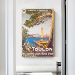 vintage poster toulon 1