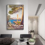 vintage poster toulon 1