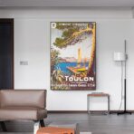 vintage poster toulon 1