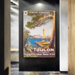 vintage poster toulon 1