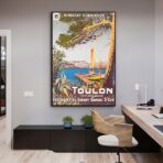 vintage poster toulon 1