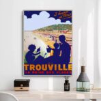 vintage trouville poster 1