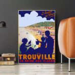 vintage trouville poster 1