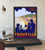 vintage trouville poster 1