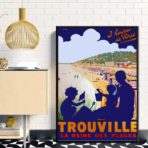 vintage trouville poster 1