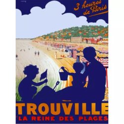 vintage trouville poster 1