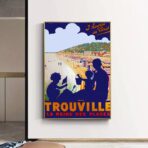 vintage trouville poster 1