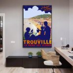 vintage trouville poster 1