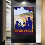 vintage trouville poster 1
