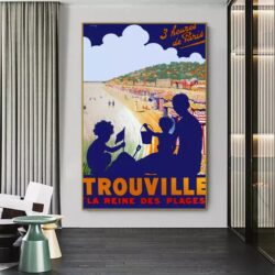 vintage trouville poster 1