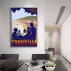 vintage trouville poster 1