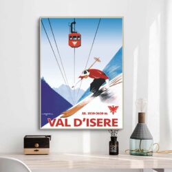 vintage poster val disere 1
