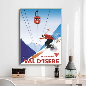 vintage poster val disere 1