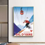 vintage poster val disere 1