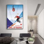 vintage poster val disere 1
